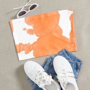 SHIEN tie dye bandeau